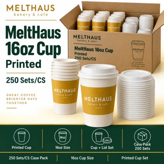 MeltHaus 16oz Cup - Printed - 250 Sets/CS