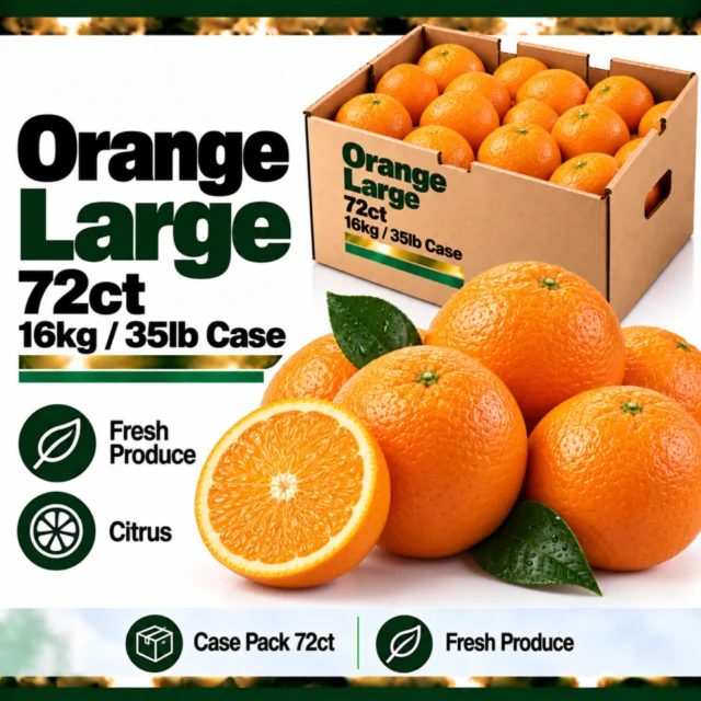 Orange Large 72ct/16kg/35lb Case