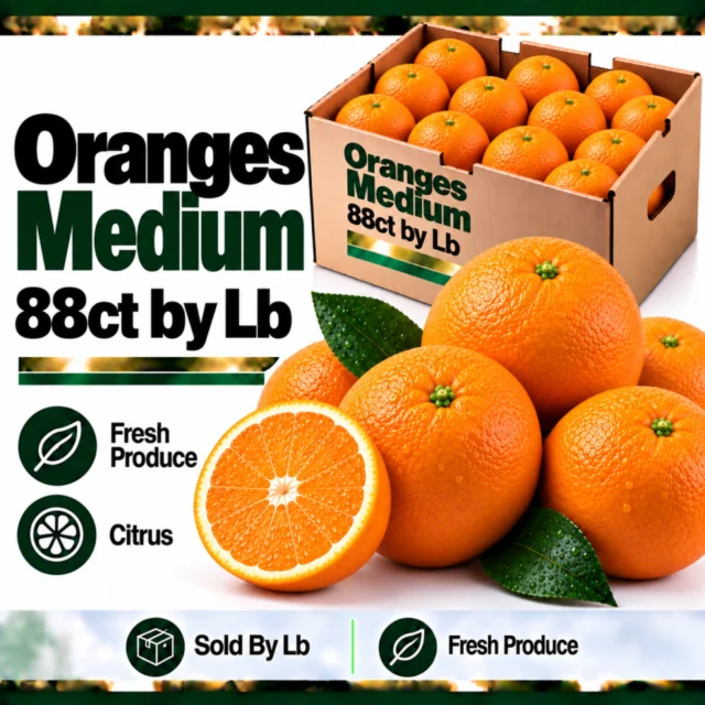 Oranges Medium 88ct by Lb