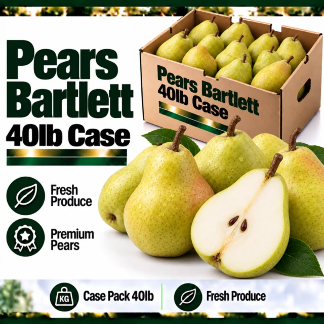 Pears Barlett 40lb Case