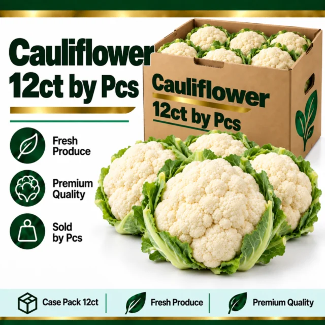 Cauliflower 12ct by Pcs