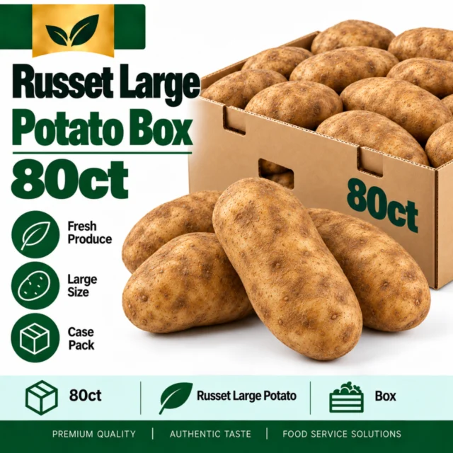 Russet Large Potato Box - 80ct