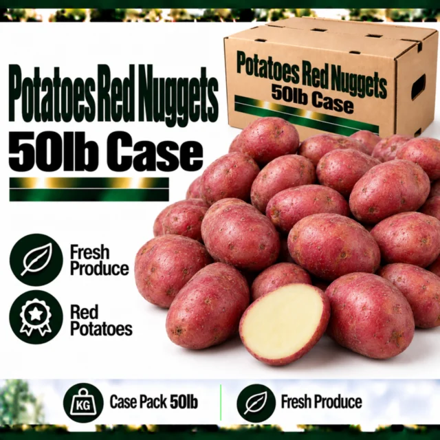 Potatoes Red Nuggets 50lb Case