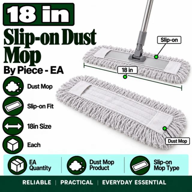 18in Slip-on Dust Mop By Piece (EA)
