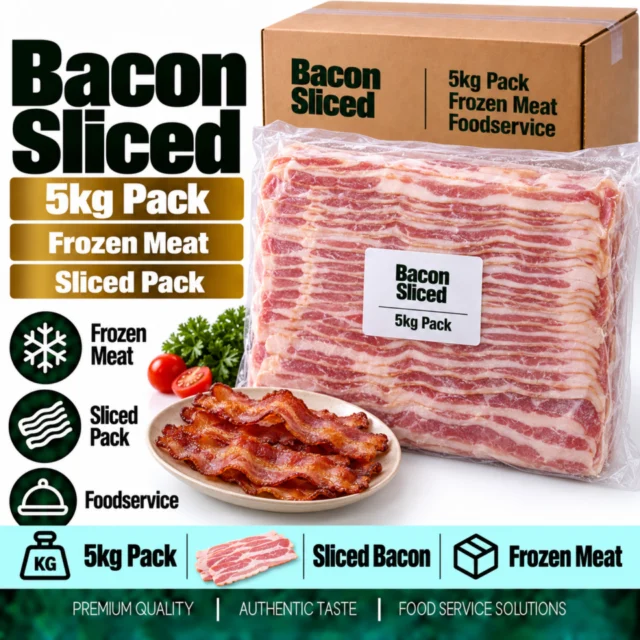 Bacon Sliced 5kg Pack